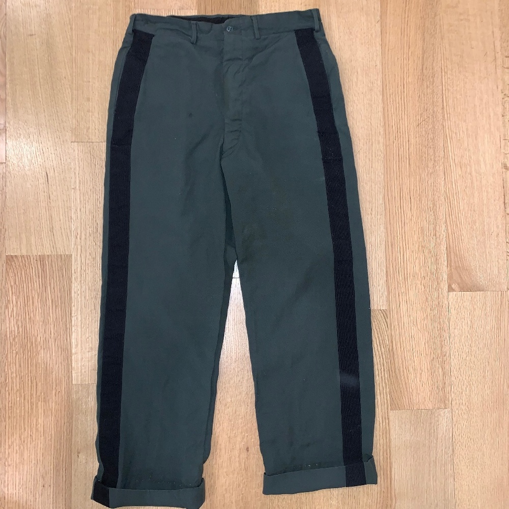 Vintage Wool US Army Pants, Size 31-32"